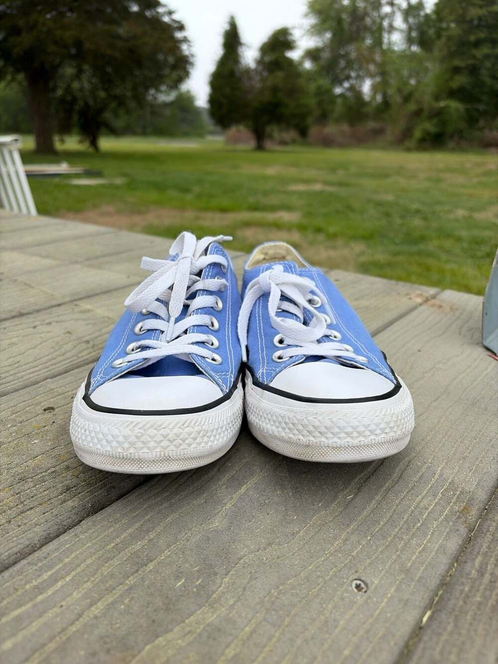 Converse Chuck Taylor All Star Low Top Blue Sneakers Men's 6 Women's 8